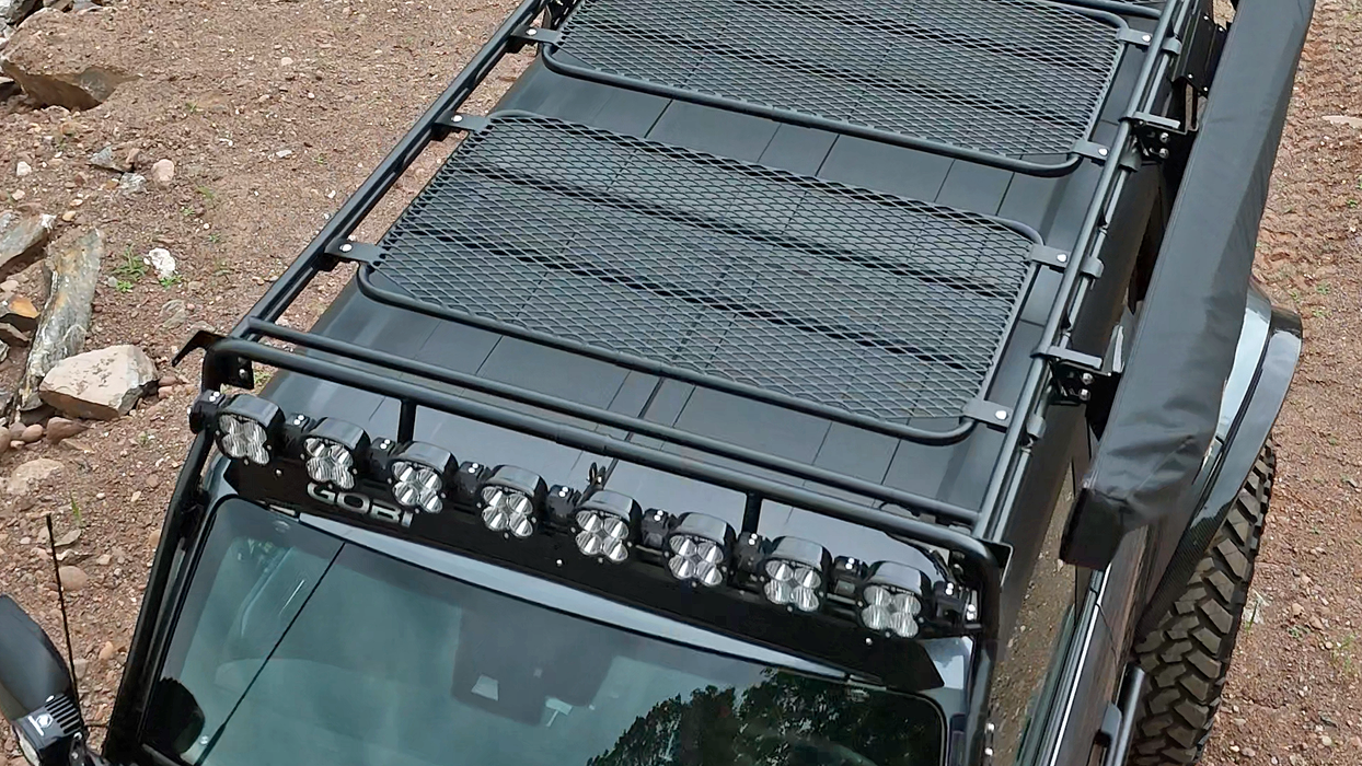 Gobi Rack with Baja Designs XL linkable light bar