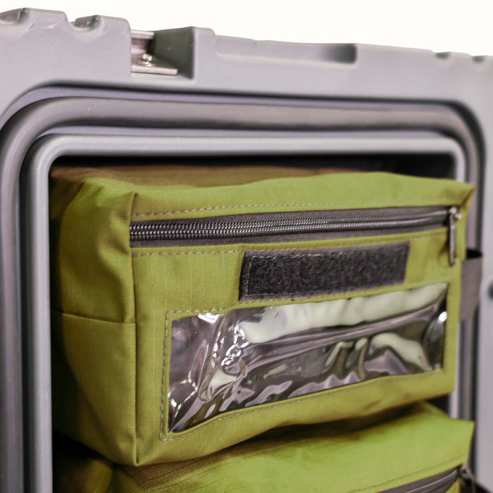 Up-Cycled 90L Organizing Pouch (Hook Side)