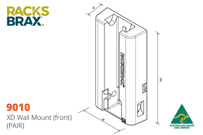 Racksbrax XD Wall Mount