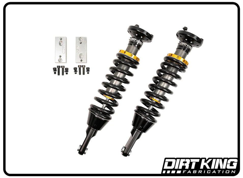 Dirt King 2.0 IFP Series Coilovers and Rear Shocks package for 2005-2023 Toyota Tacoma