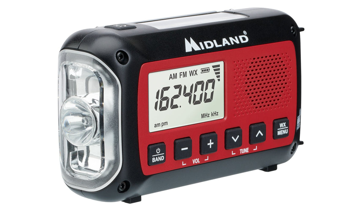 Midland Emergency Crank Weather Alert Radio