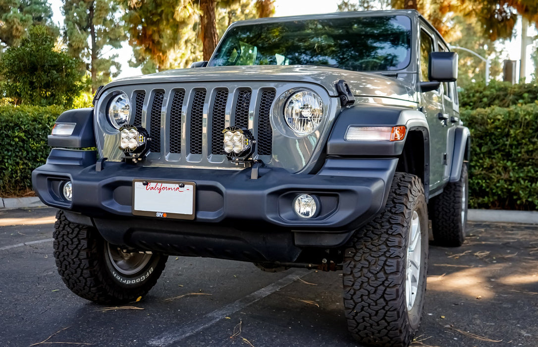 Jeep JL/JT Dual LP4 Auxiliary Light Kit Baja Designs