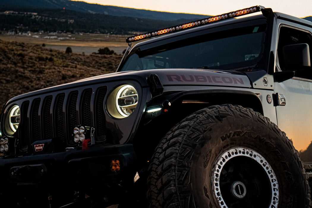 Jeep JL/JT Roof Bar LED Light Kit 50 Inch S8 Baja Designs