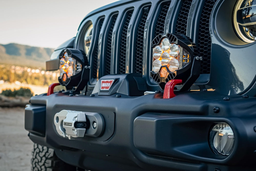 Jeep JL/JT Dual LP4 Auxiliary Light Kit Baja Designs