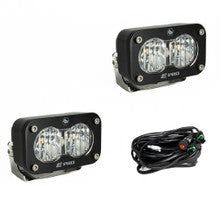 S2 Pro Black LED Auxiliary Light Pod Pair - Universal