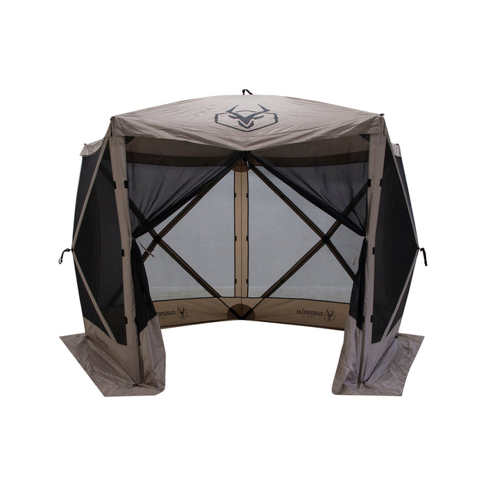 Gazelle G5 Pop-Up Portable 5-Sided Gazebo Screen Tent - Desert Sand