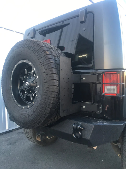 Rotopax Jeep JK Tailgate Mount with Tire Mounted