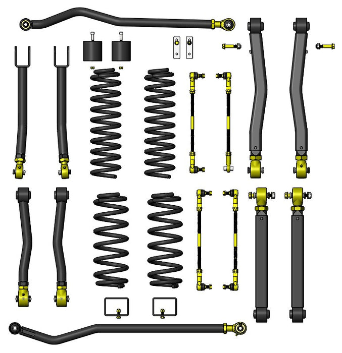 Clayton Offroad Jeep Wrangler 3.5" Premium Lift Kit 2018+, JL / JL 4xE