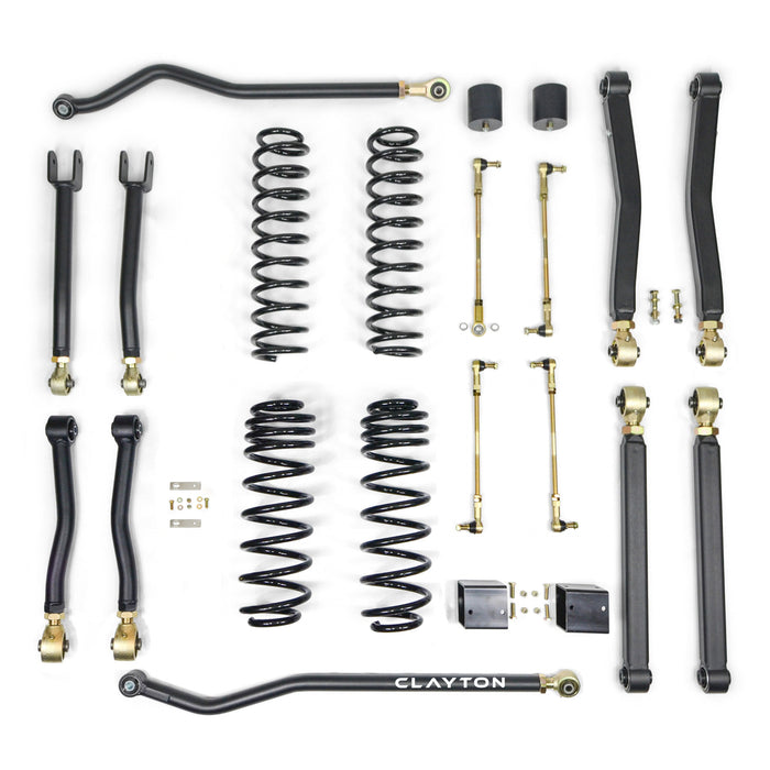 Clayton Offroad Jeep Wrangler 2.5" Premium Lift Kit 2018+, JL / JL 4xE