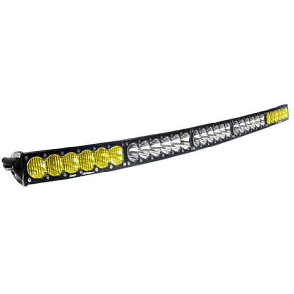 Baja Designs OnX6 50" Arc Dual Control LED Light Bar with amber and clear lenses