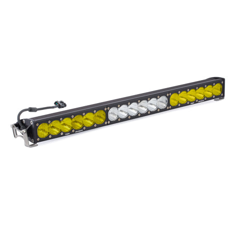 Baja Designs OnX6 30" Straight Dual Control LED Light Bar with amber and clear lenses