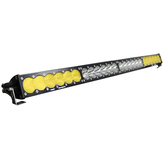 Baja Designs OnX6 40" Straight Dual Control LED Light Bar with amber and clear lenses