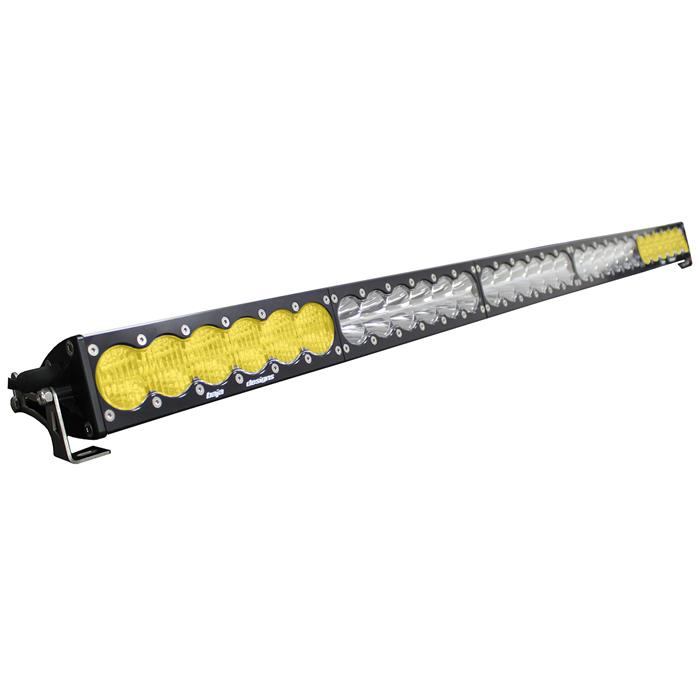 Baja Designs OnX6 50" Straight Dual Control LED Light Bar with amber and clear lenses