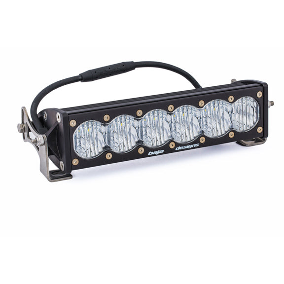 Baja Designs OnX6 10" Straight LED Light Bar with clear wide cornering lenses