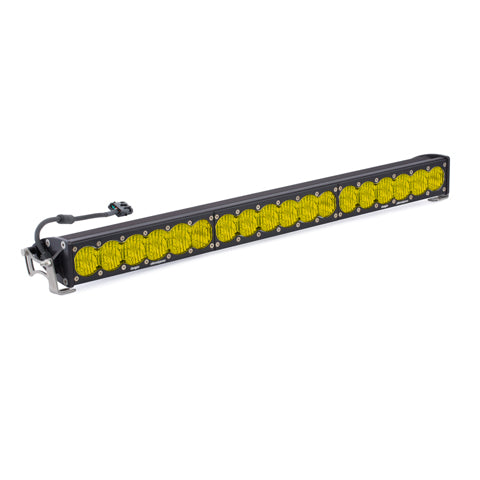 Baja Designs OnX6 30" straight LED light bar with amber wide cornering lenses