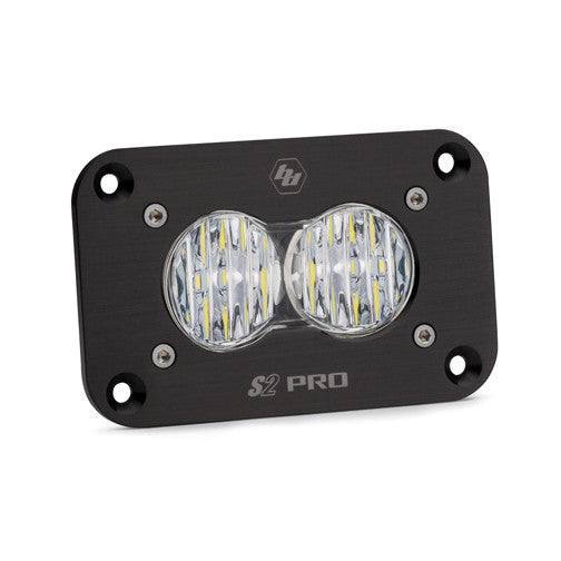 Baja Designs S2 Pro Black Flush Mount LED Auxiliary Light Pod - Universal