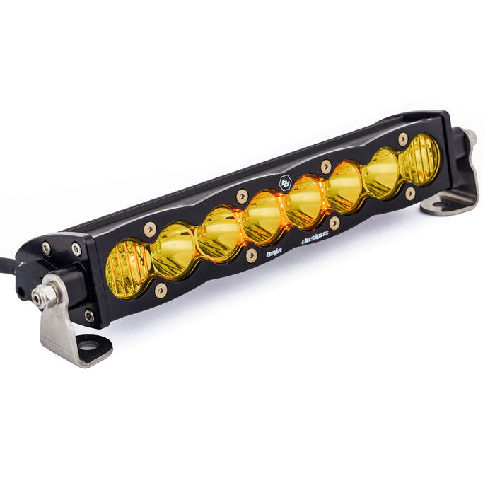 Baja Designs S8 10" Straight LED Light Bar with amber driving/combo lenses