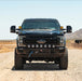 Super Duty with SDHQ A-pillar light brackets, warn winch, and baja designs linkable lights