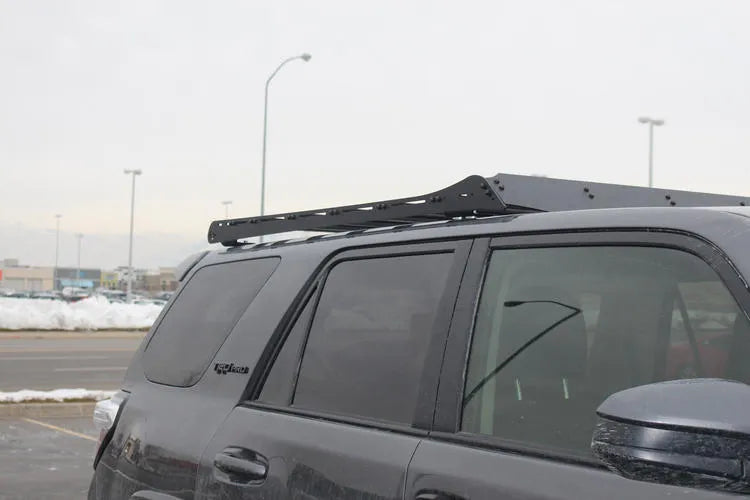 Toyota 4 Runner Prinsu 3/4 Roof Rack Mounted Side View