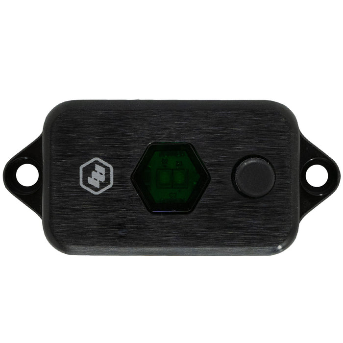 Baja Designs LED dome light and switch with green lens