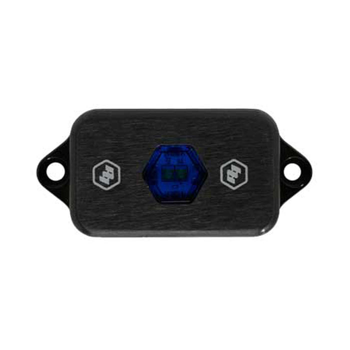 Baja Designs LED rock light with blue lens