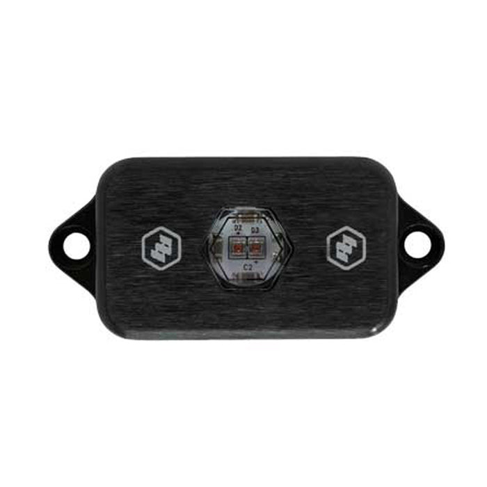 Baja Designs LED rock light with red lens