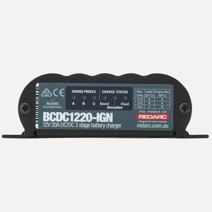 REDARC 20A In-Vehicle DC Battery Charger (Ignition Control)